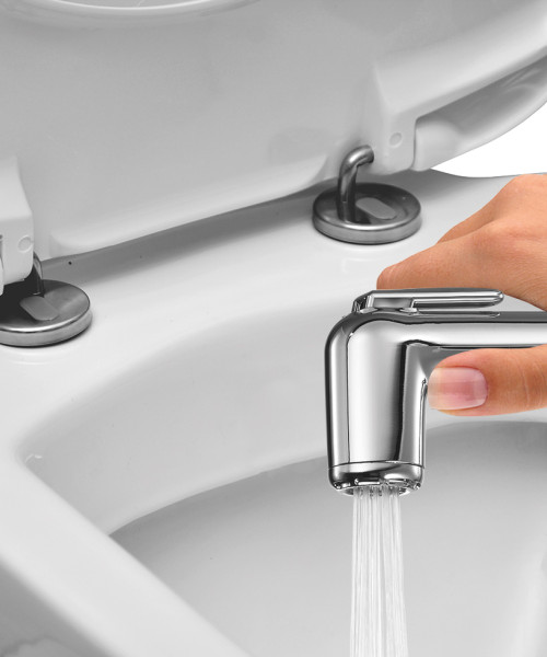 Σύστημα Μπιντέ Εντοιχισμού Flush-Mix Profili La Torre Chrome (45211-100)